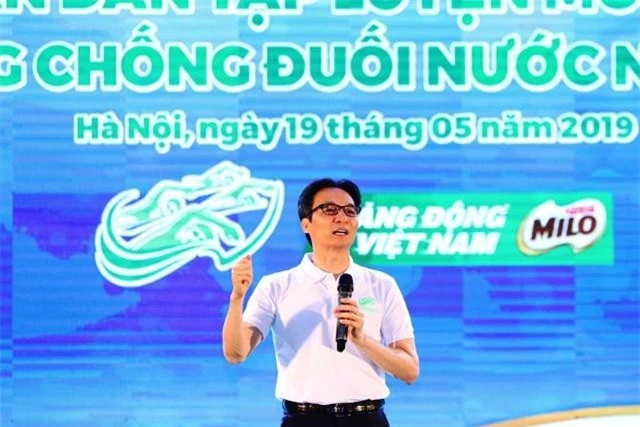 Phó thủ Tướng Chính phủ Võ Đức Đam phát biểu tại lễ phát động