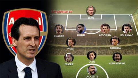 Đội hình Arsenal mùa tới ra sao sau cuộc đại tu của Emery?