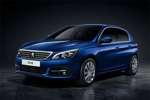 7. Peugeot 308 (doanh số: 5.206 chiếc).