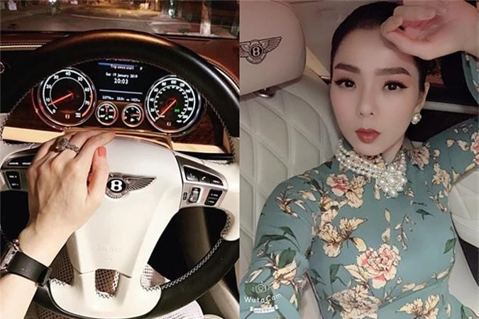 Lệ Quyên sở hữu xế hộp Bentley có giá gần 20 tỷ đồng. Chiếc xe có nội thất sang trọng, tạo sự thoải mái cho nữ ca sĩ khi di chuyển cho công việc, cuộc sống hằng ngày.