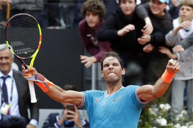 Thắng kịch tính Djokovic, Nadal lên ngôi xứng đáng tại Rome Masters 2019 - Ảnh 2.