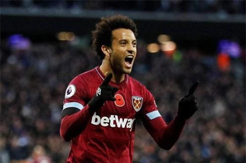 7. Felipe Anderson (West Ham). Tốc độ cao nhất: 35,11 km/h.