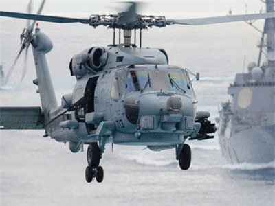 Phát hãi: Trực thăng Mỹ sẽ diệt tàu chiến cách...180km