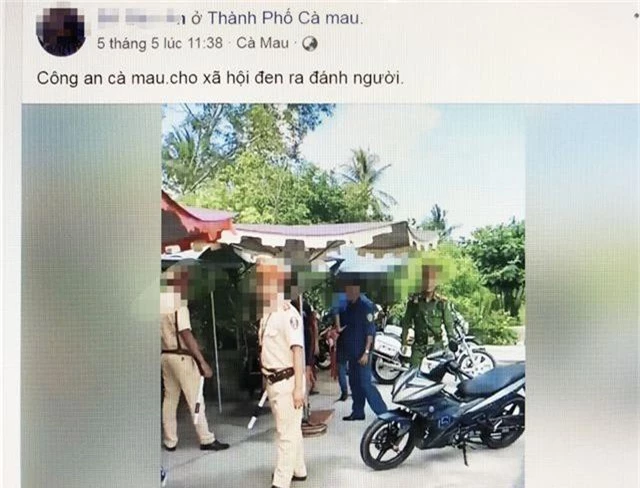 Làm rõ thông tin “công an Cà Mau cho xã hội đen đánh người” - 1