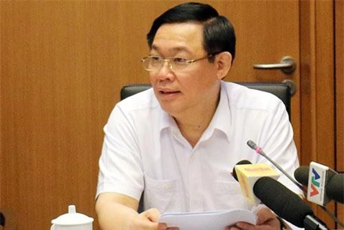 Phó Thủ tướng Vương Đình Huệ phát biểu tại phiên họp. Ảnh VGP/Thành Chung 