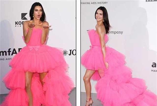Kendall Jenner đẹp như công chúa với váy hồng - 4