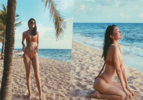 Lâu lâu mới diện bikini một lần, Á hậu Thùy Dung khoe trọn vẹn body nóng bỏng cùng chân dài thẳng tắp