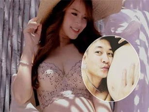 Hải Băng khoe ảnh chồng làm điều này với mình trước giờ lên bàn mổ đẻ lần ba