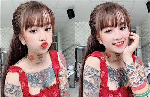 Cô gái miền Tây "nhuốm" kín ngực, tay bằng những hình xăm lạ