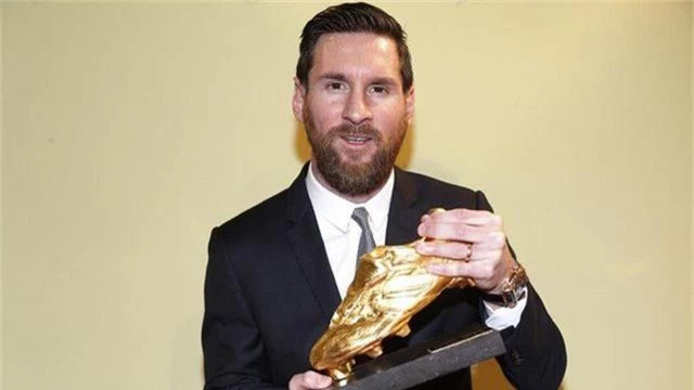 Messi giành danh hiệu Chiếc giày Vàng châu Âu lần thứ 6 - 1