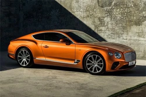 5. Bentley Continental GT (vận tốc tối đa: 333 km/h).