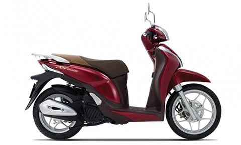 Cận cảnh Honda SH Mode màu đỏ nâu, giá hơn 50 triệu ở Việt Nam