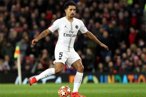 Trung vệ: Marquinhos (PSG).