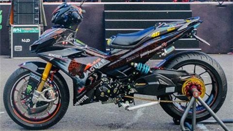 Yamaha Exciter 150 2019 độ 'siêu chất' với phong cách báo đen