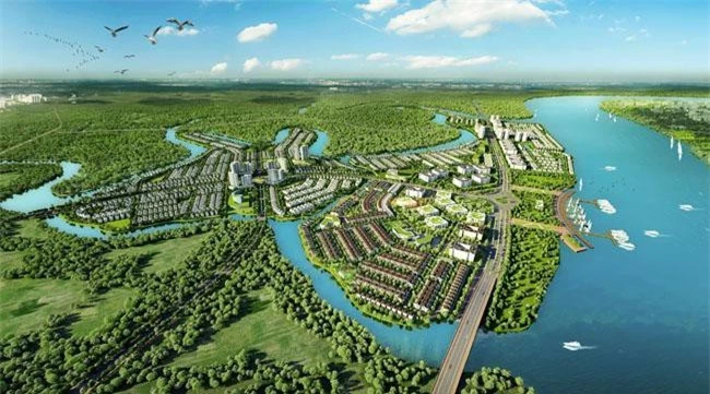 Khu đô thị sinh thái Aqua City (Đồng Nai) của Novaland lần đầu tiên được giới thiệu đến khách tham quan triển lãm (ảnh TL)