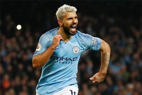 Tiền đạo: Sergio Aguero (Man City).