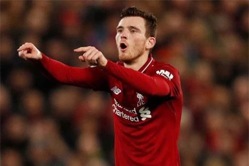 Hậu vệ trái: Andrew Robertson (Liverpool