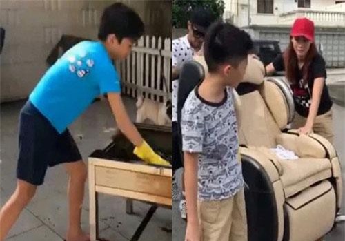 Trương Bá Chi khoe cuộc sống an nhàn vì cậu con trai cực "man" phụ giúp mẹ làm việc nhà, chăm em chu đáo