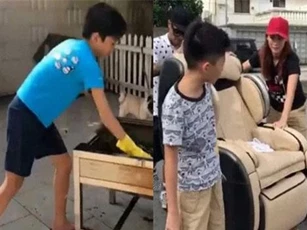 Trương Bá Chi khoe cuộc sống an nhàn vì cậu con trai cực "man" phụ giúp mẹ làm việc nhà, chăm em chu đáo