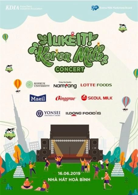 Đại nhạc hội “I like it, Korea Milk” 2019 với thông điệp bảo vệ môi trường