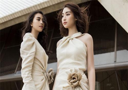 Màn đọ sắc căng não, bất phân thắng bại của cặp "chị em" đình đám làng hậu Vbiz Đỗ Mỹ Linh - Trần Tiểu Vy