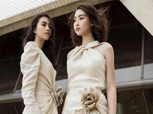 Màn đọ sắc căng não, bất phân thắng bại của cặp "chị em" đình đám làng hậu Vbiz Đỗ Mỹ Linh - Trần Tiểu Vy