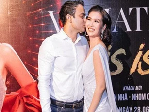 Võ Hạ Trâm ăn diện như nữ thần, hôn chồng Ấn Độ công khai trong họp báo