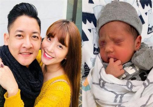 Hải Băng công khai ảnh cận mặt con trai vừa chào đời 3 ngày