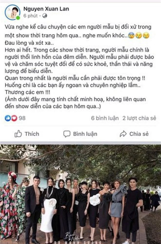 le thuy xot xa vi nguoi mau bi doi xu te, an com nguoi, khat kho co trinh dien thoi trang hinh anh 3