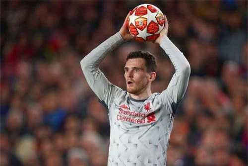 Hậu vệ trái: Andrew Robertson (Liverpool).