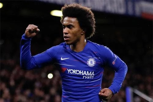 Tiền vệ trái: Willian (Chelsea).