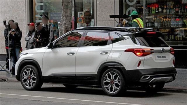 Crossover mới của Kia bất ngờ lộ diện trên phố - 5