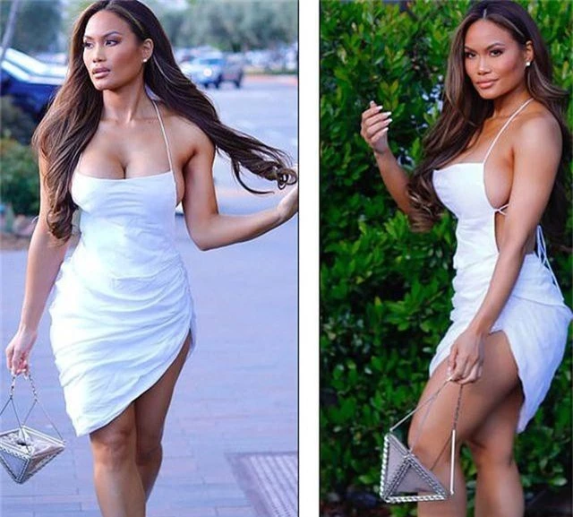 Daphne Joy khoe ngực nảy nở với váy hở bạo - 2