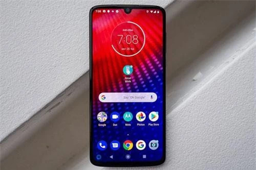 Moto Z4 có thể mở khóa bằng tính năng nhận diện khuôn mặt.