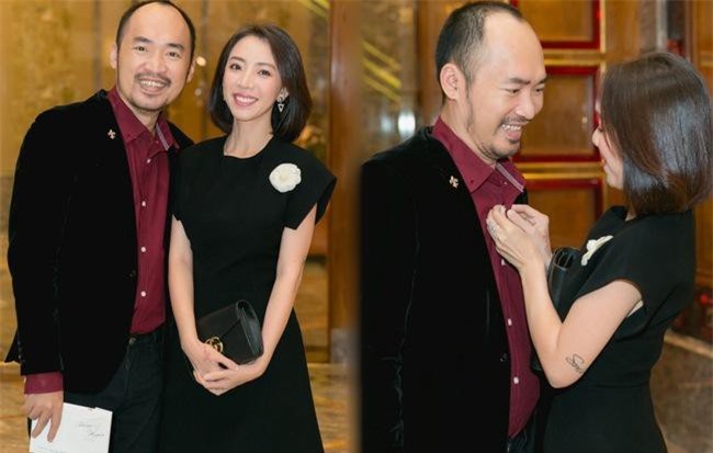 Thu Trang - Tiến Luật tay trong tay đi sự kiện, tình tứ đến mức ai cũng ganh tỵ