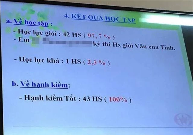 Vụ lớp có 42/43 học sinh giỏi: Phòng Giáo dục khẳng định không tồn tại “bệnh thành tích” - 1