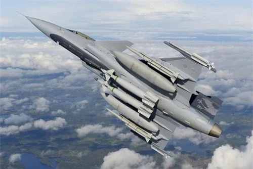 Tên lửa Meteor trên tiêm kích JAS-39 Gripen