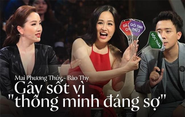 Mai Phương Thúy - Bảo Thy: Bằng tuổi, khác nhau một trời một vực nhưng đều "thông minh đáng sợ" gây sốt "Người ấy là ai?"