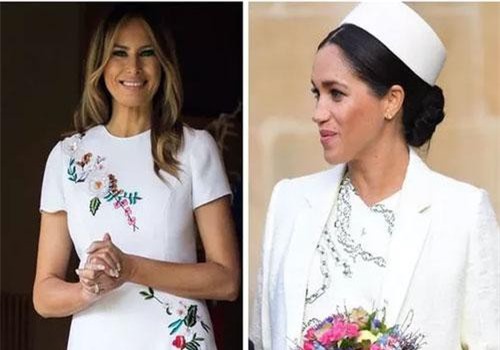 Báo Anh gây choáng khi chỉ ra bằng chứng Đệ nhất phu nhân Mỹ Melania Trump đang “sao chép”, bắt chước Meghan Markle