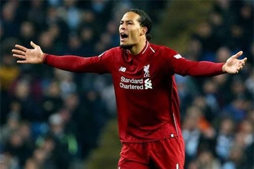 Trung vệ: Virgil van Dijk (Liverpool).