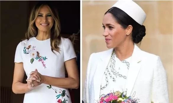 Báo Anh gây choáng khi chỉ ra bằng chứng Đệ nhất phu nhân Mỹ Melania Trump đang “sao chép”, bắt chước Meghan Markle - Ảnh 1.