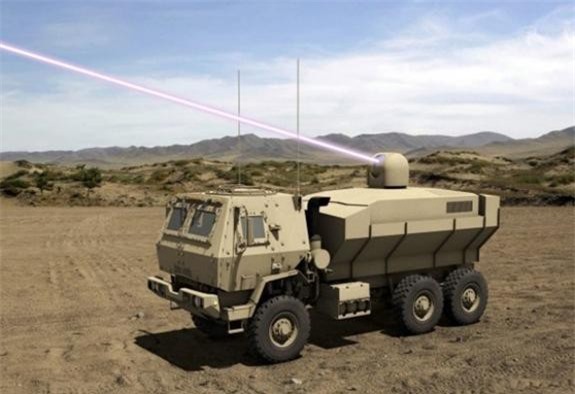 Lục quân Mỹ sản xuất vũ khí laser công suất cao di động
