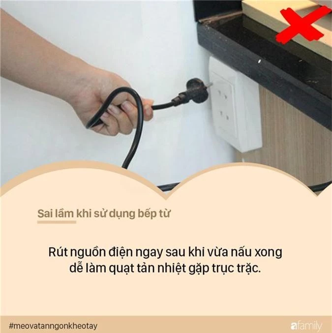 Sai lầm khi sử dụng bếp từ khiến  - Ảnh 3.