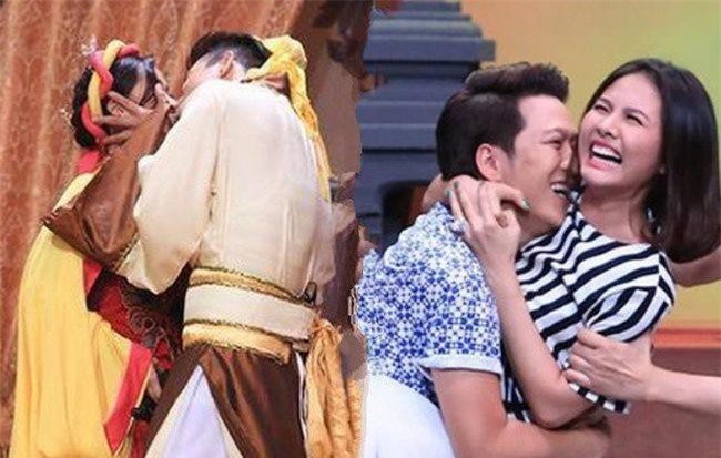 Những màn "va chạm" của sao Vbiz trên sóng truyền hình: Nhiều trường hợp sốc đến "méo mặt" vì bất ngờ bị cưỡng hôn!