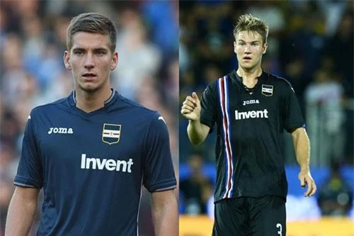 Dennis Praet và Joachim Andersen (hải).