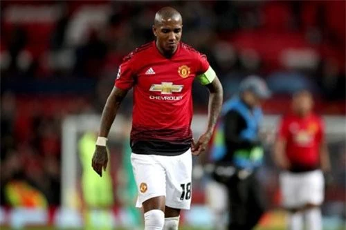 Hậu vệ trái: Ashley Young (M.U).