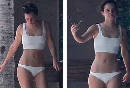 Emma Watson diện bikini khoe dáng chuẩn