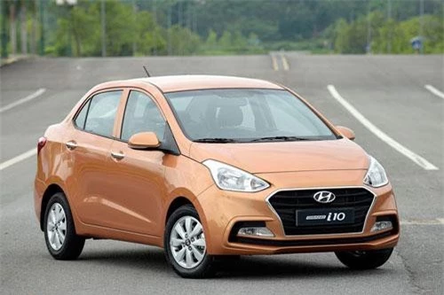 Hyundai Grand i10 sedan.