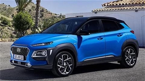 Hyundai Kona 2019 có thêm bản Hybrid siêu đẹp, mạnh 141 mã lực