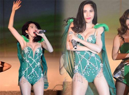 Thời trang biểu diễn cảm hứng từ áo tắm của sao Việt